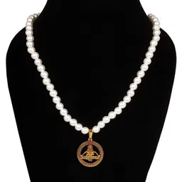 Utkarsh Gold-Plated Circular Pendants with Chains image 5