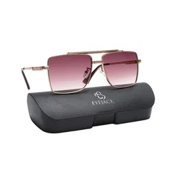 Eyejack Unisex Square Sunglasses with UV Protected Lens-B80787CL868-Brown & Clear image 3