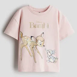 H&M Girls Printed Pure Cotton T-shirt-picture-58