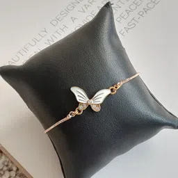 Octagon hub Unisex Brass Gold-Plated Charm Bracelet image 4