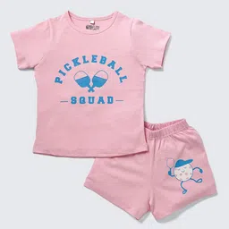 Nite Flite Girls Typography Printed Night suit-picture-6