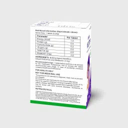 dr. reddy’s Dr Reddy's Celevida Melotryp Melatonin 3mg | Improves Sleep Quality | Helps in Immunity Anti Oxidant Support | Non Habit Formaing Properties- (3 mg x 30 Melatonin Tablets) image 4