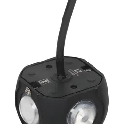 SPARK WORLD Black & Green Aluminium Quirky Frustum Shaped Wall Lamp image 3