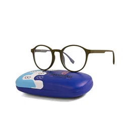 HASHTAG EYEWEAR Unisex Full Rim Round Sunglasses With UV Protected Lens MSYR-1188862-GRN-image-26
