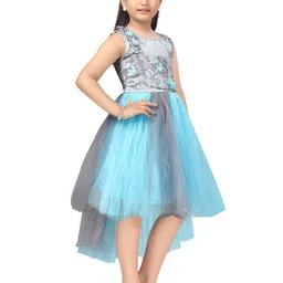 BAESD Floral Print Net Fit & Flare Dress image 3
