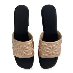 Lamir Design Textured PU Platform Sandals with Laser Cuts image 2