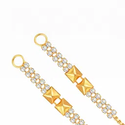 VIVASTRI Women Gold-Plated Alloy Earrings image 2