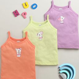 BUMZEE Girls Pack Of 3 Printed Cotton Slips-picture-17