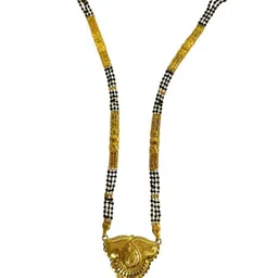 Awaglamm Fashion Gold-Plated Artificial Beaded Mangalsutra image 2