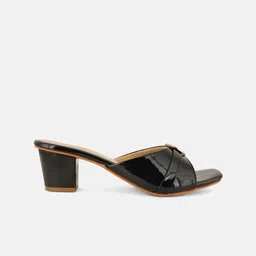 DressBerry PU Party Block Sandals image 2