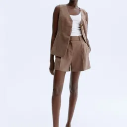 H&M Pleat-Front Shorts-image-72