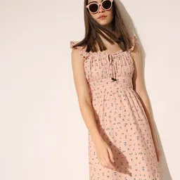 ONLY Women Floral Printed Fit & Flare Midi Dress-picture-35