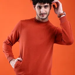 the indian garage co. Men Full Sleeve Solid Sweatshirt-picture-18