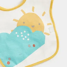 mothercare Infant Boys Pack Of 3 Printed Bibs image 3