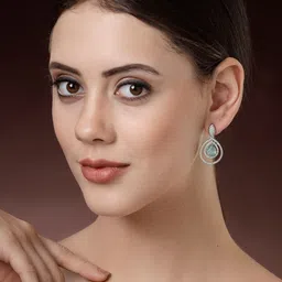 ZENEME Teardrop Shaped Drop Earrings image 5