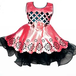 dress collection Baby Girls Midi/Knee Length Festive/Wedding Dress (Pink, Sleeveless)Nice Dress-picture-16
