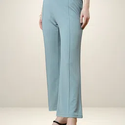 SZN Women Pack of 2 Relaxed High-Rise Wide Leg Trousers with Front Seam image 5