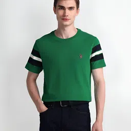 U.S. Polo Assn. Men Solid Round Neck Cotton Slim Fit T-Shirt-picture-32