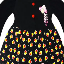 KidzzCart Polka Dot Print Fit & Flare Dress image 5