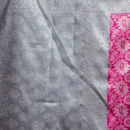 SANISA Woven Design Silk Blend Handloom Saree image 5