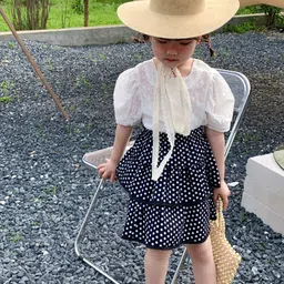 LULU & SKY Cotton Blouson Top image 5