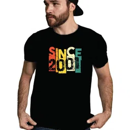 Tantra Since 2001 Typography Printed Cotton T-shirt-picture-25