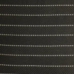 THE CONVERSION Black Set of 2 Striped Square Cushion Covers image 3