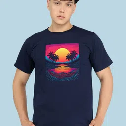 BRAWNY BATTLER Men Printed Pure Cotton T-shirt-picture-29