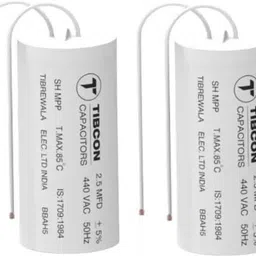 m&m haris 2.5 MFD TIBCON Capacitor for Ceiling Fan & Mini Cooler Motor ( Pack of 2 ) Power Supply Electronic Hobby Kit-picture-17