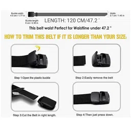 Infispace Men Slider Buckle Casual Belt image 2