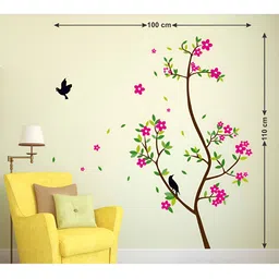 LANSTICK Tree With Birds Wall Sticker image 2