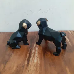Afterstitch Set of 2 Black Dog Showpiece image 5