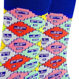 Dynamocks Pack Of 4 Printed Calf-Length Socks image 2