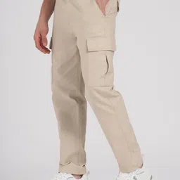 Red Tape Men Relaxed Cargos Trousers image 4