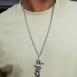 Utkarsh Silver-Plated Pendants with Chains-picture-42