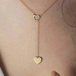 Vembley Women Gold-Plated Layered Heart In Heart Pendant Necklace image 2
