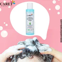CARET ORGANIC Aloe vera & Neem Shampoo & Honey & Almond Body Lotion Combo-100ml Each image 3