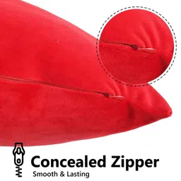 Yellow Weaves Set of 2 Velvet Square Cushion Covers image 2