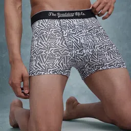 The Roadster Lifestyle Co Pack Of 3 Printed Breathable Trunks image 3