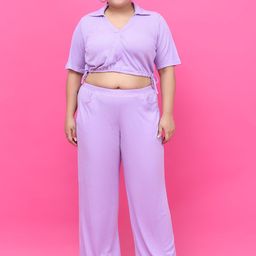 theRebelinme Pure Cotton Crop Top With Trousers Co-Ords-picture-15
