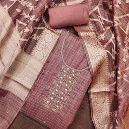 Maroosh Embellished Viscose Rayon Unstitched Dress Material-picture-39