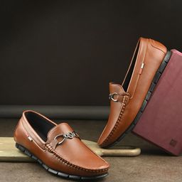 KASTAVA Men Round Toe Lightweight Loafers-picture-40