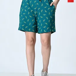 BAESD Women Printed High-Rise Shorts-picture-28