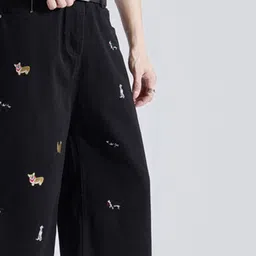 StyleCast x Revolte Men Animal Printed Regular Fit Denim Shorts image 3