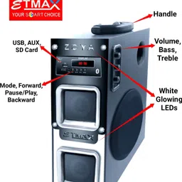 etmax ET-6003 TW 120 W Bluetooth Tower Speaker image 2