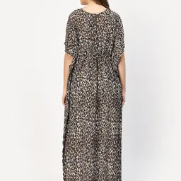 CHUI MUI Animal Printed Maxi Kaftan Nightdress image 4
