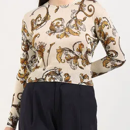 Versace Jeans Couture Women Floral Printed Pullover Sweaters-picture-39