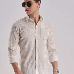 BS BLUE SQUAD Men Slim Fit Opaque Printed Casual Shirt-picture-36