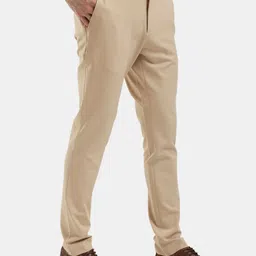 The Collection Men Slim Fit Cotton Stretch Formal Trousers image 2