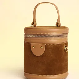 HAUTE SAUCE by Campus Sutra Leather Structured Shoulder Bag-picture-19